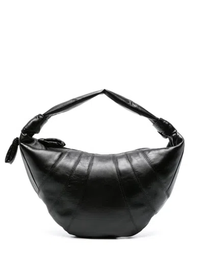Lemaire Fortune Croissant Bag In Black
