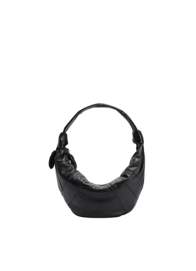Lemaire Fortune Croissant Bag In Black