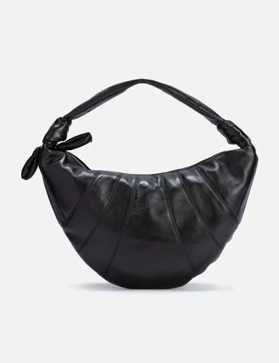 Lemaire Fortune Croissant Bag In Black/黑色/블랙/ブラック