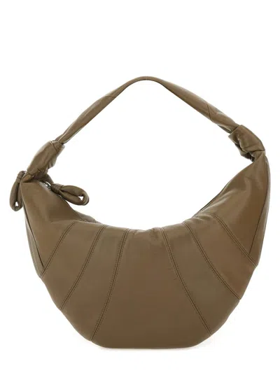 Lemaire Fortune Croissant Bag In Brown