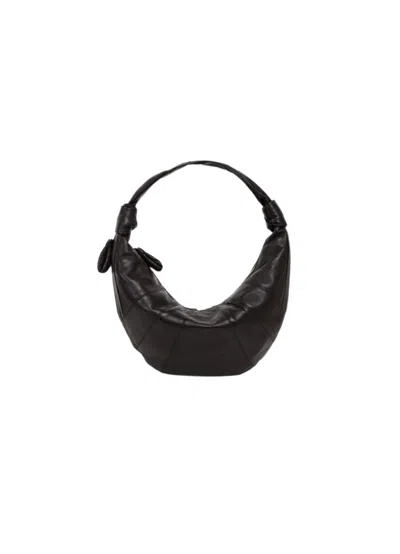 Lemaire Fortune Croissant Bag In Brown