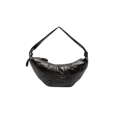 Pre-owned Lemaire Fortune Croissant Bag 'dark Chocolate' | Black | Women's Size Onesize