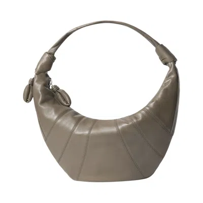 Pre-owned Lemaire Fortune Croissant Bag 'dark Khaki' | Tan | Men's Size Onesize In Brown