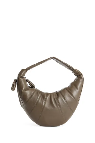 Lemaire Fortune Croissant Bag In Green