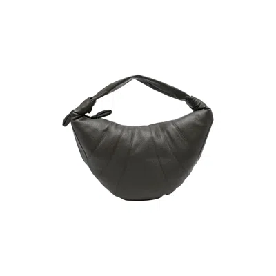 Pre-owned Lemaire Fortune Croissant Bag 'marecage' | Grey | Women's Size Onesize In Gray