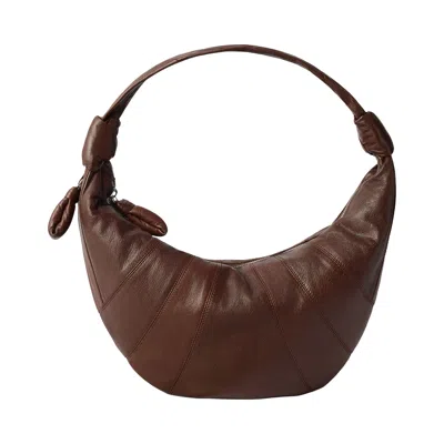 Pre-owned Lemaire Fortune Croissant Bag 'roasted Pecan' | Brown | Women's Size Onesize