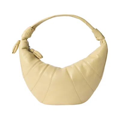 Pre-owned Lemaire Fortune Croissant Bag 'sesame' | Tan | Women's Size Onesize
