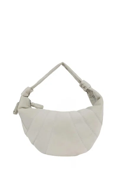 Lemaire Fortune Croissant Bag In White