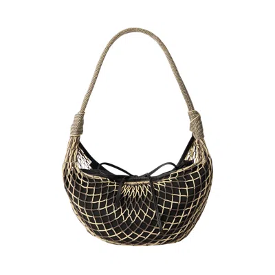 Pre-owned Lemaire Fortune Croissant Filt Bag 'beige/marron Glace' | Tan | Women's Size Onesize