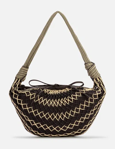Lemaire Fortune Croissant Filt Bag In Brown/褐色/브라운/ブラウン