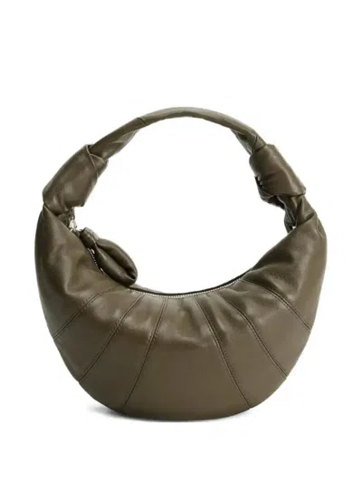 LEMAIRE FORTUNE CROISSANT KNOTTED SHOULDER BAG