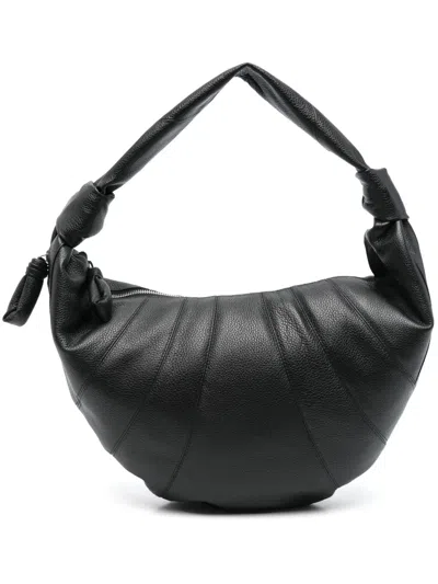 Lemaire Fortune Croissant Shoulder Bag In Black