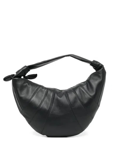 Lemaire Fortune Croissant Shoulder Bag In Black