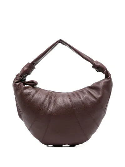 Lemaire Fortune Croissant Shoulder Bag In Brown