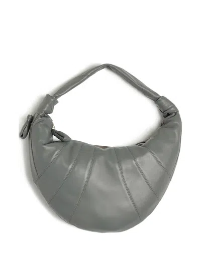 Lemaire Fortune Croissant Shoulder Bag In Gray
