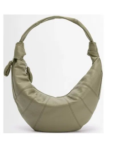 Lemaire Fortune Croissant Shoulder Bag In Green