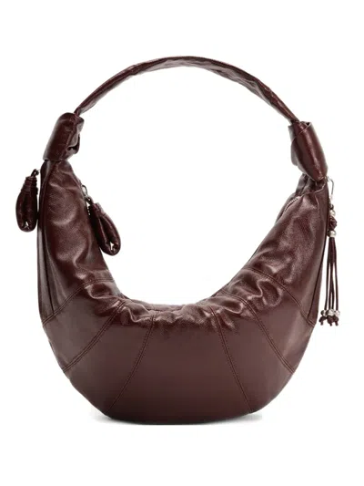 Lemaire Fortune Croissant Shoulder Bag In Red