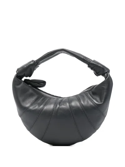 Lemaire Fortune Croissant Tote Bag In Blue