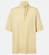 Lemaire T-shirt In Beige Silk