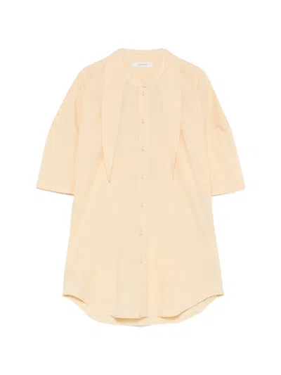 Lemaire Foulard Short-sleeve Shirt In Neutral