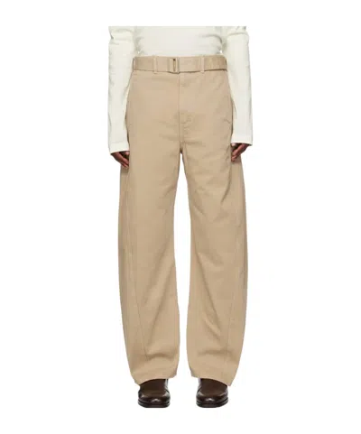 Lemaire Four-pocket Jeans In Nude