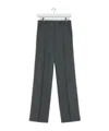 Lemaire Front-creased Tailored Trousers In Gray