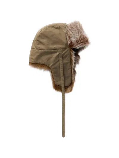 Lemaire Fuzzy Chapka Hut In Brown