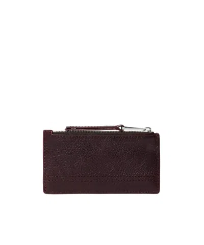 Lemaire Gear Card Holder And Coin Purse In Leather