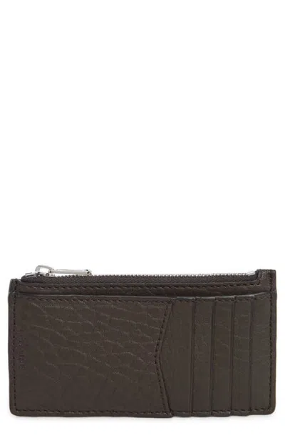 Lemaire Gear Leather Card Holder Coin Purse In Pepe