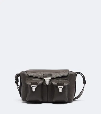 Lemaire Schultertasche Gear Mini Aus Leder In Braun