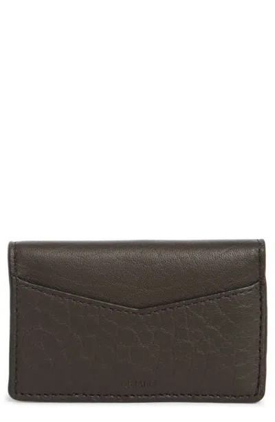Lemaire Gear Pocket Organizer Leather Card Case In Pepe