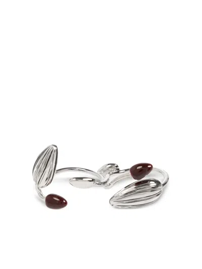 Lemaire Girasol Double Ring In Silver