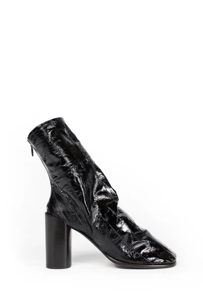 Lemaire Glove Ankle Boots 80 In Black