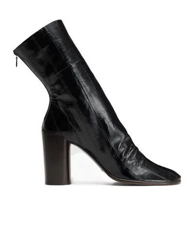 LEMAIRE GLOVE ANKLE BOOTS 80