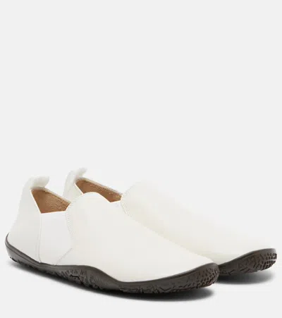 Lemaire Glove Leather Slip-on Sneakers In White