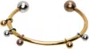 Lemaire Gold & Silver Rattle Bracelet In Mu525 Silver/gold