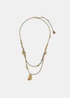 Lemaire Estampe Necklac In Old Gold