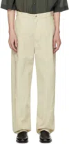 LEMAIRE GRAY 3D TROUSERS