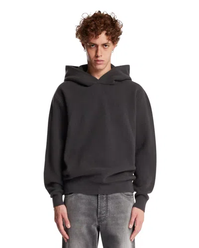 Lemaire Gray Cashmere Hooded Sweater In Brown