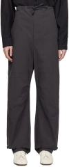 LEMAIRE GRAY MAXI TROUSERS
