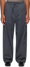 Lemaire Gray Pyjama Trousers In Multi
