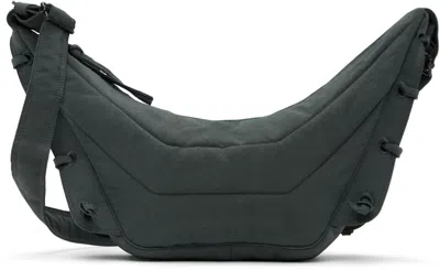 Lemaire Gray Small Soft Game Bag In Green