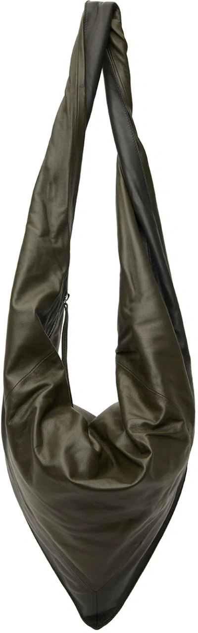 Lemaire Small Scarf Bag In Mu554 Forest