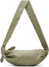 Lemaire Green Small Soft Croissant Bag In Gr609 Sage