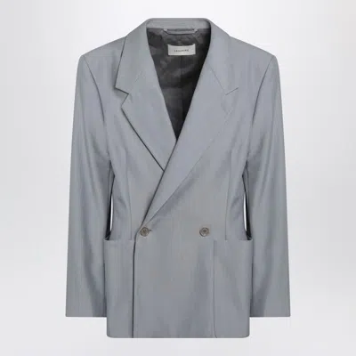 Lemaire Grey Mélange Double-breasted Jacket