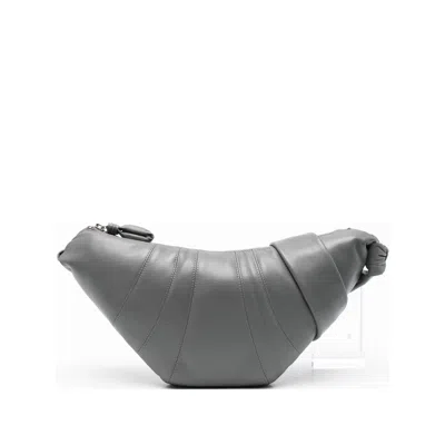 Lemaire Grey Shoulder Bags Men In Gray