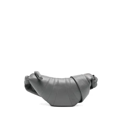 Lemaire Grey Shoulder Bags Men In Gray