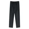 Lemaire Drawstring-waist Trousers In Gray