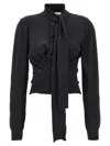 Lemaire Grey Twisted Cardigan In Gray