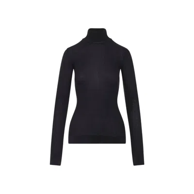 LEMAIRE LEMAIRE GREY WOOL TOP